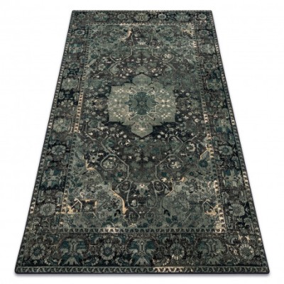 Covor de l&amp;acirc;nă Polonia Dukato Ornament iron verde, 235x350 cm foto