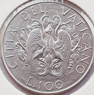 3181 Vatican 100 Lire 1989 Ioannes Paulus II (Self-denial for Children) km 216 foto