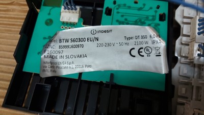 Placa electronica Masina de spalat INDESIT BTW S60300 EU/ / C151 foto
