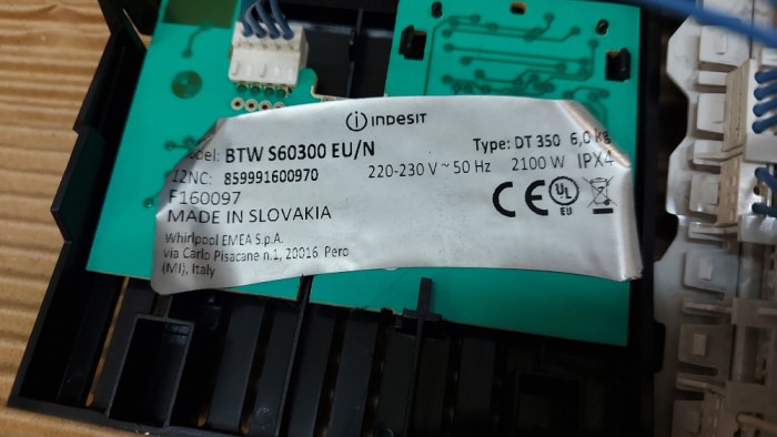 Placa electronica Masina de spalat INDESIT BTW S60300 EU/ / C151