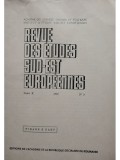 Revue des etudes sud-est europeennes, tome X, no. 3 (editia 1972)