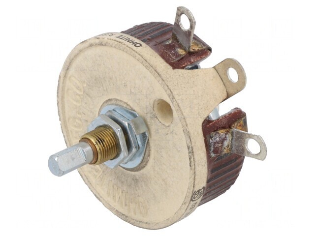 Potentiometru axial 8&Omega; 50W 6.35mm Ax crestătură D