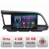 Navigatie HHyundai Elantra 2018- C-1581 Octa Core cu Android Radio Bluetooth Internet GPS WIFI 4+32GB CarStore Technology