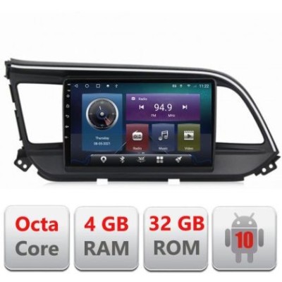 Navigatie HHyundai Elantra 2018- C-1581 Octa Core cu Android Radio Bluetooth Internet GPS WIFI 4+32GB CarStore Technology foto