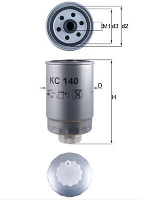 Filtru combustibil KNECHT KC140