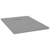 Cumpara ieftin Cadita de dus, gri, 100x70 cm, SMC