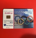 Cartela Telefonica Colecție Sydney 2000, Rom&acirc;nia - Card Plastic, Telecomunicații