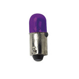 Bec clasic 4W 12V pozitie soclu metal BA9s 2buc - Violet LAM58336