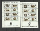 KAZAKHSTAN 1997 WWF FAUNA PROTEJATA DIHORI- 2 FOTO