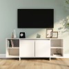 Gossi comoda tv, alb, 130x35x50 cm, pal