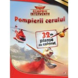 Avioane. Echipa de interventii. Pompierii cerului. Planse de colorat - Disney