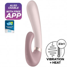 Vibrator Heat Wave Satisfyer Free App Silicon Roz