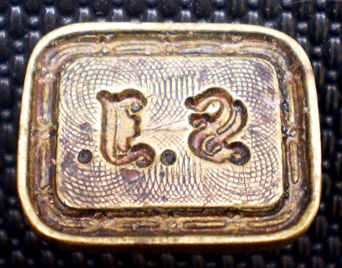 II.018 SIGILIU VECHI BRONZ INITIALE SJ