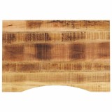 Cumpara ieftin Blat birou cu decupaj curbat 80x60x2,5 cm lemn masiv mango brut