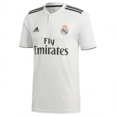 Tricou Fotbal Replică Real Madrid Alb Copii 18/19