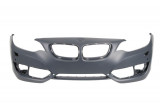 Bara fata Bmw Seria 2 (F22), 03.2014-, cu gauri pentru senzori parcare si camera, cu locas pt spalator; grunduit, Aftermarket