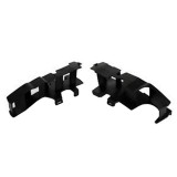 Armatura bara fata Peugeot 208, 04.2012-12.2019, parte montare absorber, set de 2 buc- stanga+dreapta, 1607398480, grunduit, 57B107-6, Aftermarket