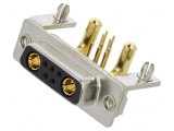 Mufă Mamă D-Sub 7 PIN pentru PCB THT 240V, MH CONNECTORS