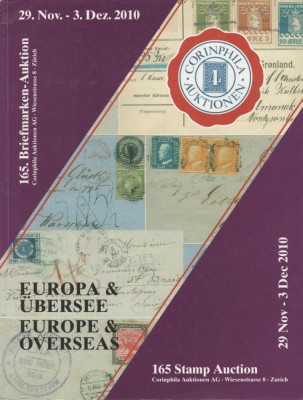 Catalog Corinphila Auktionen - 165 Corinphila Stamp Auction - nov-dec 2010 foto