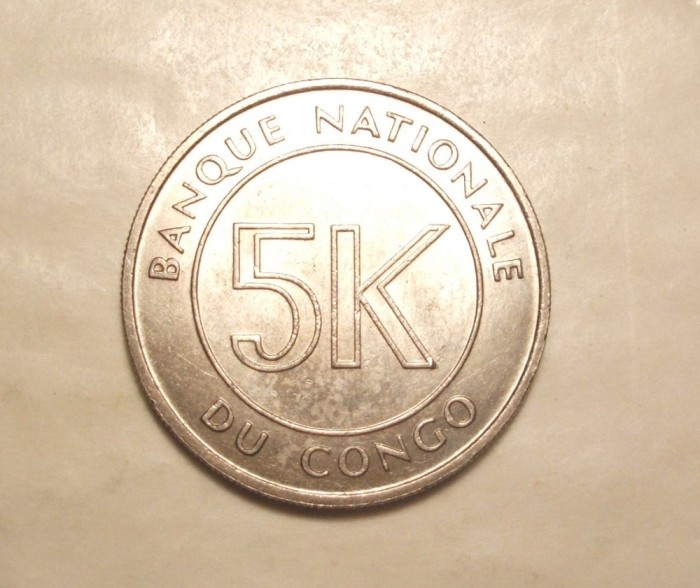 CONGO 5 MAKUTA 1967 UNC
