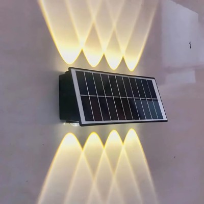 Aplica LED Exterior Solaris, 8 Surse de lumina, Lumina Calda, Negru ModernLight Concept foto