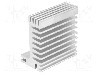 Radiator extrudat, aluminiu, 50mm x 55mm, naturala, FISCHER ELEKTRONIK - SK 610 50 AL