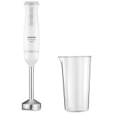 Blender de mana Zelmer ZHB4561S Pulsar Deluxe, 800 W, 2 lame inox, Turbo, Recipient 800 ml, Alb/Albastru