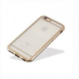 Husa Silicon Aurie Apple iPhone 6 / 6S, Model Jean, Protectie Premium
