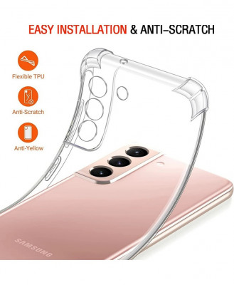Husa Shockproof Clear Silicone Samsung Galaxy A54 foto