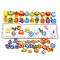 Joc educativ Forme geometrice si cifre, 3 in 1, Matematica distractiva, TT007