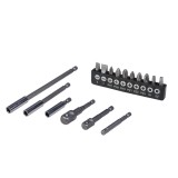 Set tubulare si biti 16 piese Top Master Pro, otel rezistent