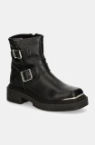 Steve Madden cizme de piele Choice femei, culoarea negru, cu platforma, izolare usoara, SM11003227