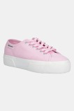 Superga teniși PLATFORM LEGGERA culoarea roz, S2142ZW