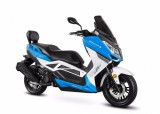 Scuter Barton B-Max 125cc 4T E5 , culoare alb/albastru Cod Produs: MX_NEW MXB-MAX125BLU