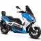 Scuter Barton B-Max 125cc 4T E5 , culoare alb/albastru Cod Produs: MX_NEW MXB-MAX125BLU
