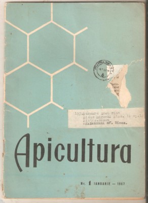 Revista Apicultura nr.1-1967 foto