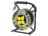 Prelungitor alimentare KEL 3x1,5mm2 4 prize 50m 16A negru