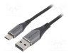 Cablu USB 2.0 A la C 2m argintiu VENTION