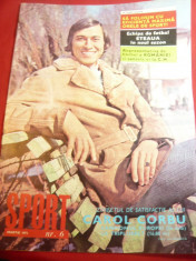 Revista Sport 1973 cu Fotografia lui Carol Corbu Campion Atletism ,si Steaua foto