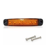 Cumpara ieftin Lampa laterala Gabarit LED 12-24V, portocalie pentru camion, remorca, TIR, van, rulota etc.