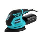 Cumpara ieftin Slefuitor triunghiular Detoolz, 180 W, 14000 rpm, hartie abraziva demontabila, cutie praf inclusa