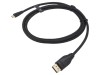 Cablu Adaptor Vention DisplayPort USB C Aurit 2m Negru PVC 5mm Rezolutie 2160p