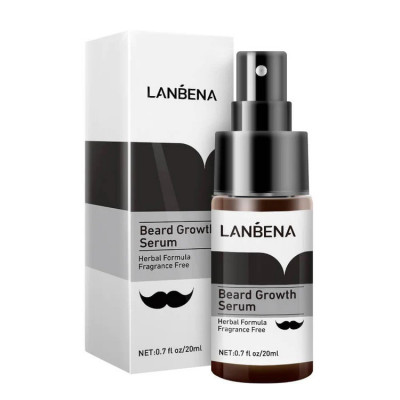 Ser Stimulator tip Spray, Lanbena, Beard Growth, Stimuleaza Cresterea Barbii, din Ingrediente Natura foto