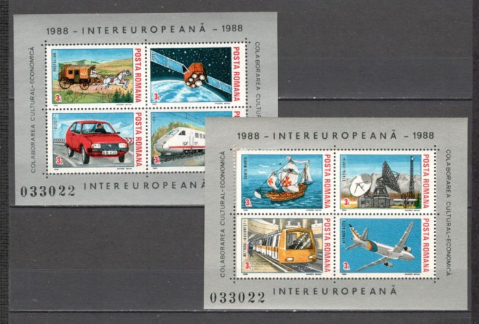 Romania.1988 INTEREUROPA-Bl. ZR.819