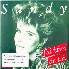 AMS# - SANDY - J`AI FAIM DE TOI (DISC VINIL, LP 7`)