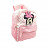 Ghiozdan Disney Minnie, 28x23x10 cm, Roz, 100% Poliester