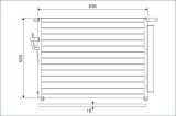 VALEO 822603 Condensator, climatizare
