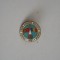QW9 I 12 - Insigna - tematica cosmos - primul zbor cosmic sovieto-roman - 1981