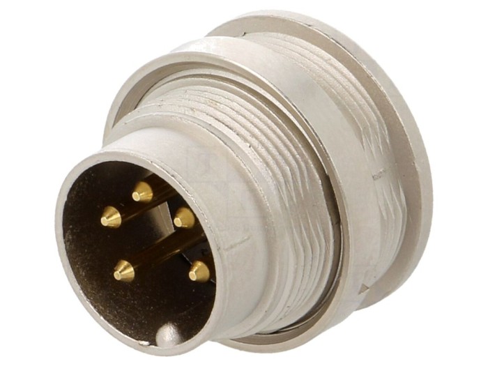Conector M16 tată 5 pini, 250V