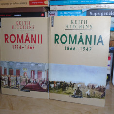 2 CARTI KEITH HITCHINS - ROMANII ( 1774-1866 ) + ROMANIA ( 1866-1947 ) , 1998 #